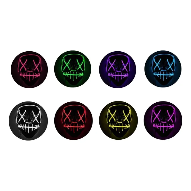 Pack Máscaras De La Purga Luces Led X8 Genérico