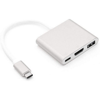 Estación De Acoplamiento Dock 3 En 1 Incluye Puertos Para Hdmi Usb 3.0 Y Pd Adaptador Hub Usb-c H3e1 Estación De Acoplamiento Dock 3 En 1 Incluye Puertos Para Hdmi Usb 3.0 Y Pd Adaptador Hub Usb-c H3e1