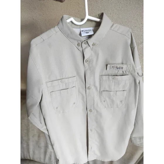 Camisa Columbia Talla 6 Manga Larga Original 