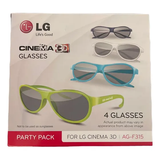 Óculos 3d LG Ag-f315 - Kit 4 Óculos
