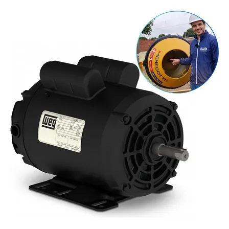 Motor Weg Mono Elétrico 3cv Baixa Rpm Betoneira Moinhos