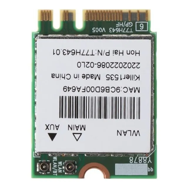 Killer 1535 1525 Qcnfa364a Ac M.2 Adaptador De Tarjeta Wifi