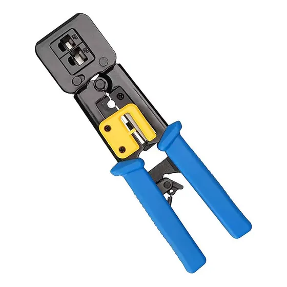 Crimpeadora Ponchadora Passthrough Pasante Rj45 Rj11 Rj12