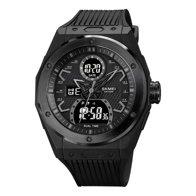 Reloj Deportivo Skmei Xtelar 2013 Hra Doble Negro Cronometro