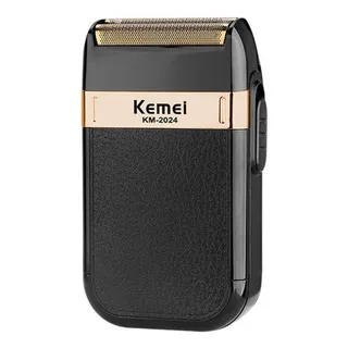 Kemei Barbeador Elétrico Portátil Kemei Km-2024 Recarregável