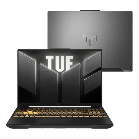 Notebook Asus Tuf Gaming F16 Core I7 Nvidia Rtx 4050 8gb Ram 512gb Ssd Keepos Linux Tela 16 Fhd+ Mecha Gray - Fx607vu-rl008