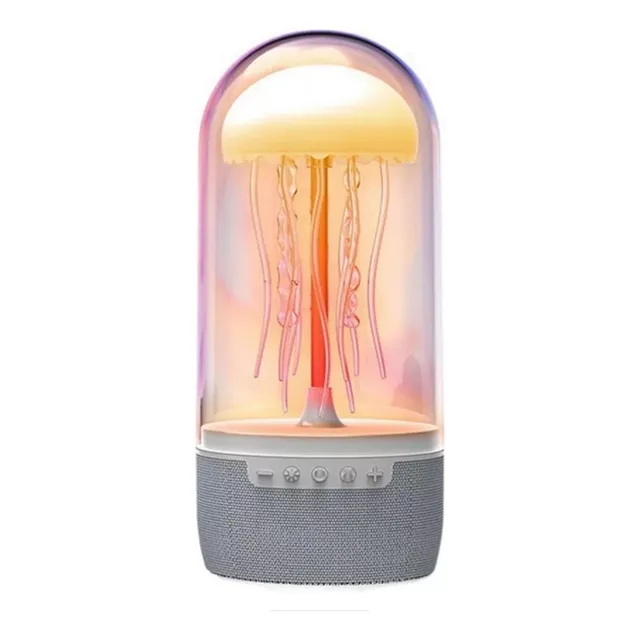Parlante Led Con Forma De  Medusa Y Movimientos Mecánicos