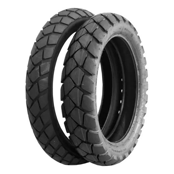 Pneu 90/90-21 Dianteiro E 130/80-17 Traseiro Metzeler Xt 660