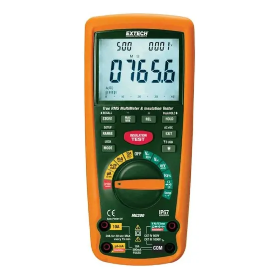  Fluke Megger Extech Mg 300  