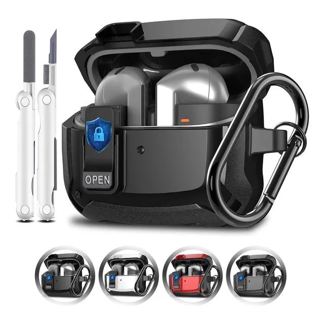 Funda Para Samsung Galaxy Buds 3/buds3 Pro Case Y Limpiador