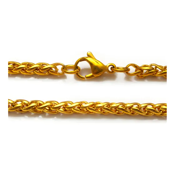 Cadenita Oro 18 Kilates Espiga 45cm X 2mm Finita Femenina