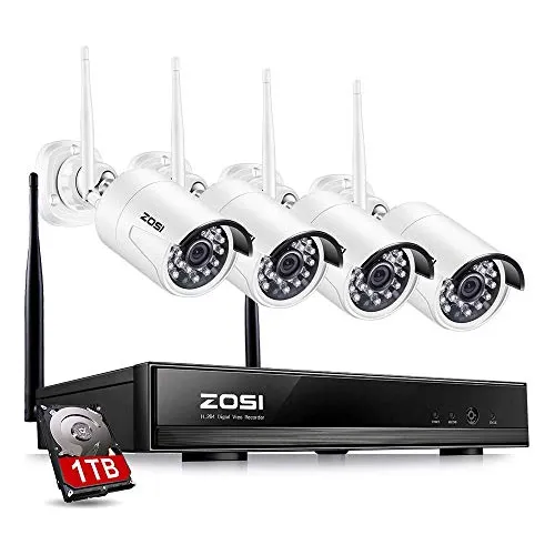 Zosi 1080p Sistema De Cámara De Seguridad De La Casa Sw52q