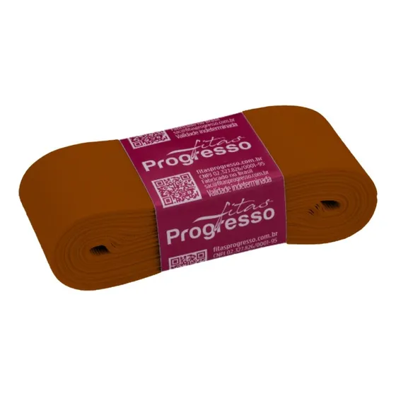 Fita De Gorgurão Gp009 38mm Progresso N 9 10 Metros Cor Caramelo 2000
