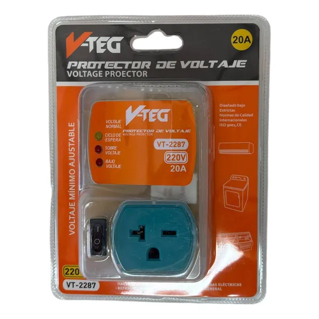 Protectores De Voltaje V-teg 110v Y 220v
