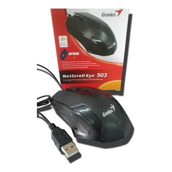 Mouse Usb Genius Optico Computadora Pc Modelo Nuevo Oferta