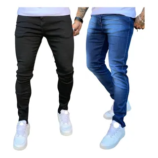 Kit 2 Calças Jeans Skinny à Pronta Entrega Linha Premium Kit 2 Calças Jeans Skinny à Pronta Entrega Linha Premium