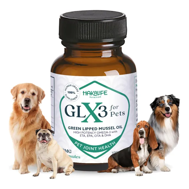 Glx3 Aceite De Mejillon De Labios Verdes Para Perros, Suplem