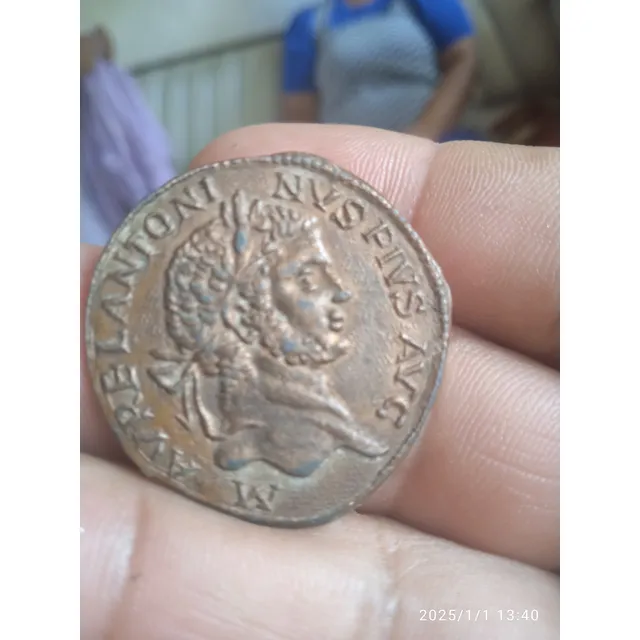 Moneda Romana De Bronce Para Máquinas Arcade 1000 Años