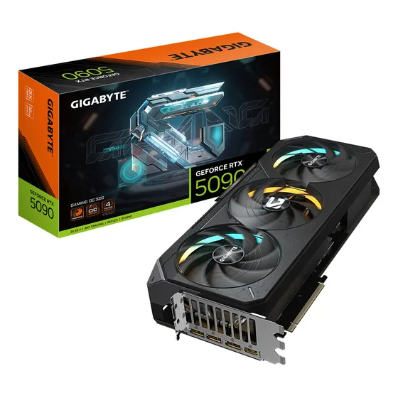 Placa De Video Gigabyte Gforce Rtx 5090 Gaming Oc 32gb Gddr7