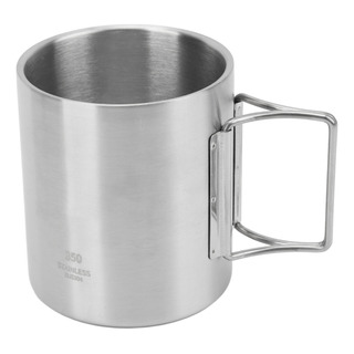 Taza De Acero Inoxidable Para Exteriores Con Asa Plegable Pa Taza De Acero Inoxidable Para Exteriores Con Asa Plegable Pa
