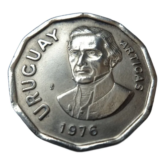 Moeda Estrangeira - Uruguai - 1 Nuevo Peso 1976 - Mavs031