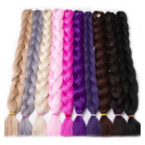 Kanekalon Pelo Sintétco Extensnes De Cabello 165g