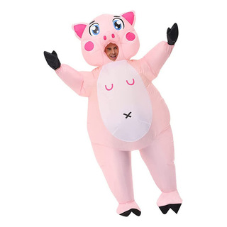 Nuevo Disfraz Navideño De Cerdo, Disfraz Elegante, Inflable Nuevo Disfraz Navideño De Cerdo, Disfraz Elegante, Inflable