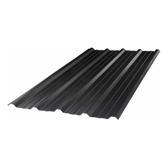 Chapa Para Techo Color Negra C-25 | Trapezoidal X 3.0 Metros Color Negro