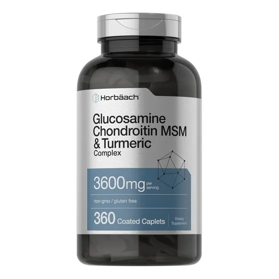 Suplemento Horbäach Glucosamina Condroitina Msm 360 Cápsulas