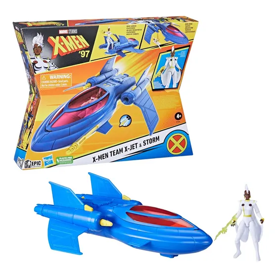 Set X-men Team X-jet & Storm Marvel Hasbro