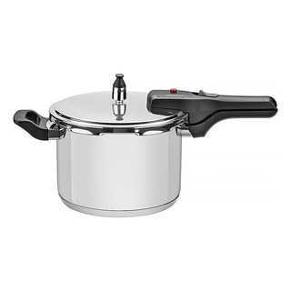 Panela De Pressão 4,5 Litros Tramontina Brava Aço Inox Fundo Panela De Pressão 4,5 Litros Tramontina Brava Aço Inox Fundo