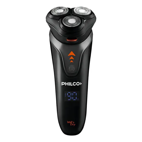 Afeitadora Philco Ae5305pp Negro Turbo Recortador De Patillas