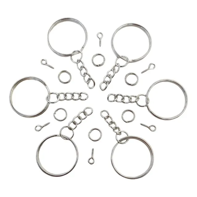 Abalorio Argolla Llavero 2.5cm Con Armella Y Argolla,1500pza