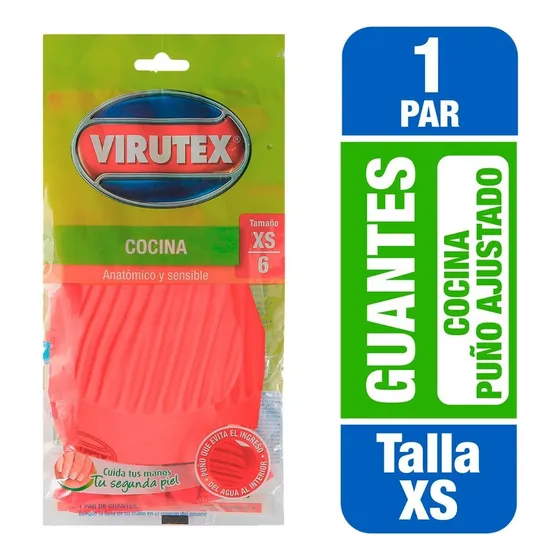 Guantes Cocina Talla Xs Puño Ajustado Virutex