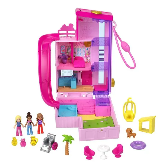 Polly Pocket Set De Juego Compacto Mundo Sorpresa Barbie Color Multicolor