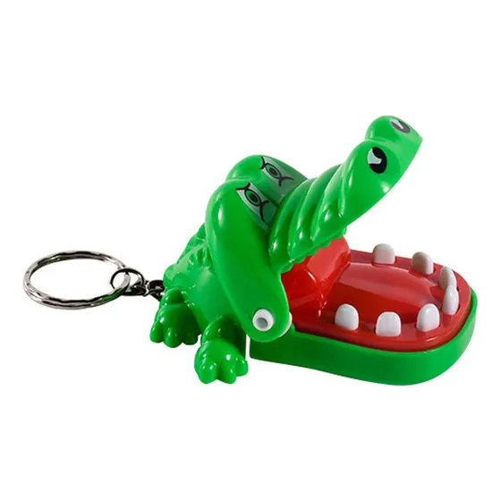 Llavero Cocodrilo Mordedor Animal Dientes Estrés Sorpresita