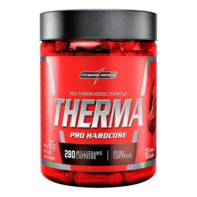 Therma Pro Hardcore 60 Capsulas Cafeina 
