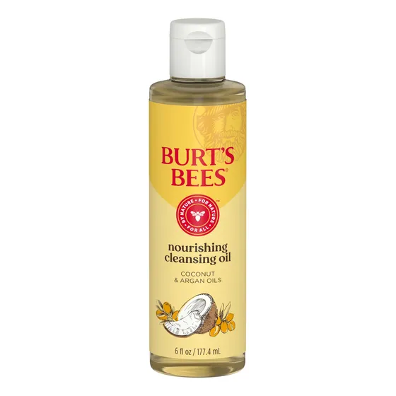 Aceite Limpiador Burt's Bees Nourishing Con Coco Y Argán 180