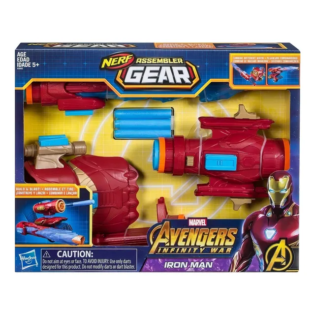 Marvel Avengers: Infinity War Nerf Iron Man Ensamblador