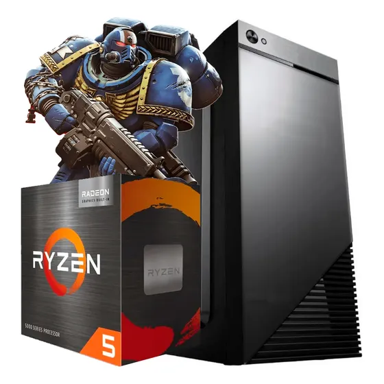 Pc Armada Amd Ryzen 5 4655g - Motherboard A520 - Disco Sólido Ssd 240 Gb - Ram 8 Gb - Mx542
