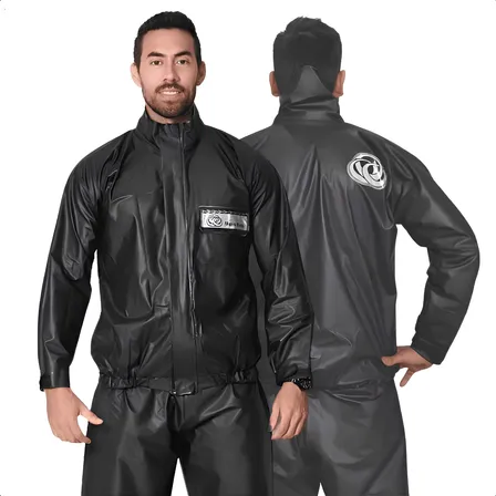 Capa Chuva Motoqueiro Pvc Impermeável Motoboy Emborrachada