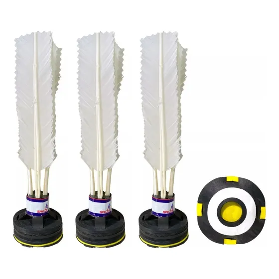 Kit 3 Peteca Oficial Super Profissional Refletiva Noturna 