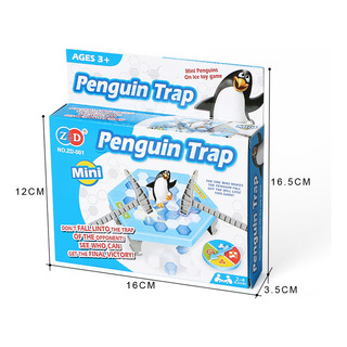 Jogo De Mesa Penguin Trap, 7 A 14 Anos, 16,5 X 16 X 3,5 Cm Jogo De Mesa Penguin Trap, 7 A 14 Anos, 16,5 X 16 X 3,5 Cm