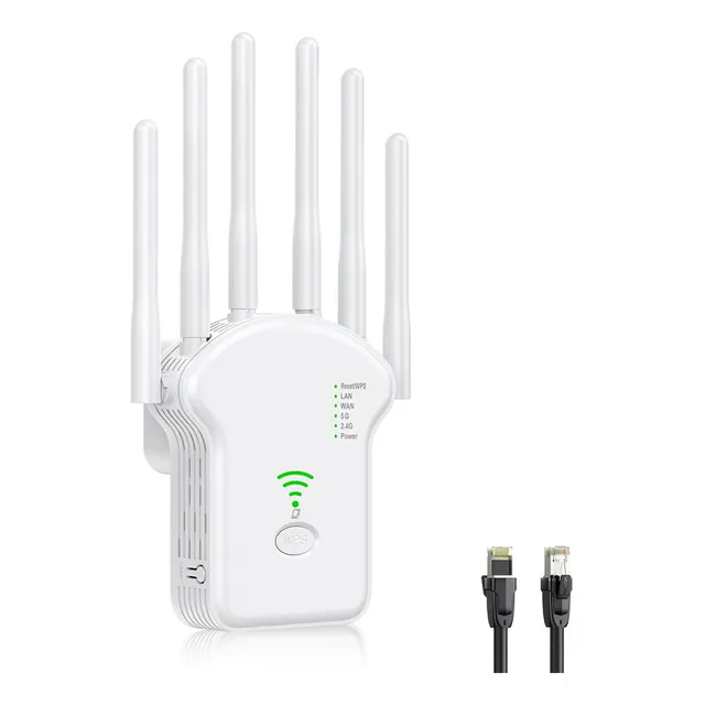 Repetidor Wifi Amplificador De Señal 300mbps 110/230v, 750mw