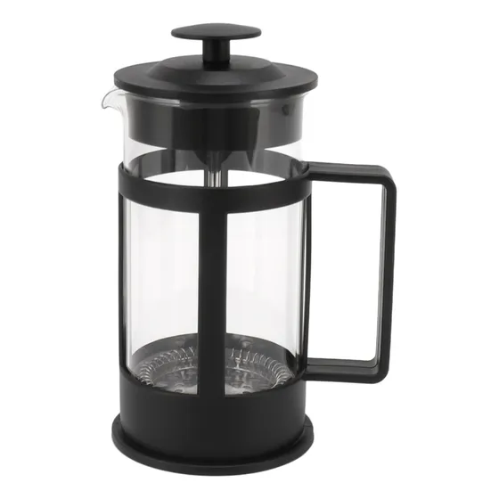 Cafetera Francesa De 350 Ml, Café De Vidrio Y Acero Inoxidab