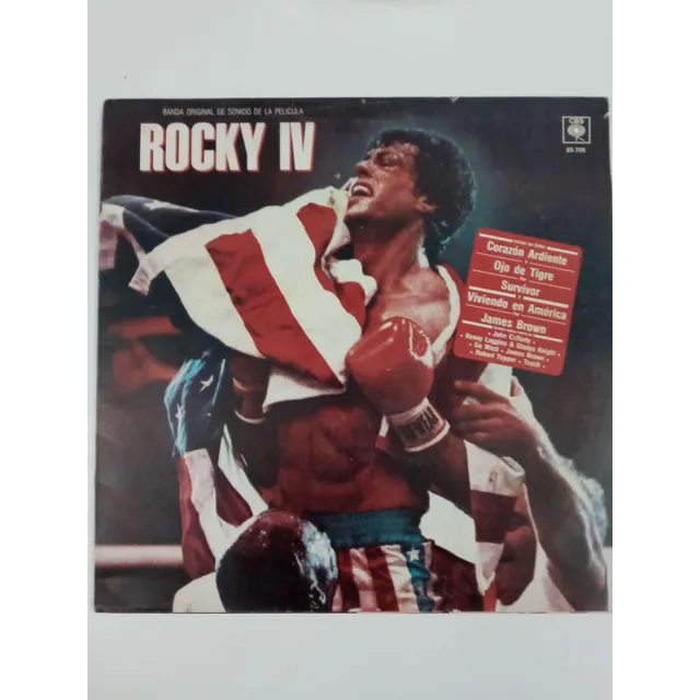 Disco Vinilo Rocky Iv-banda Original Pelicula-cbs20705