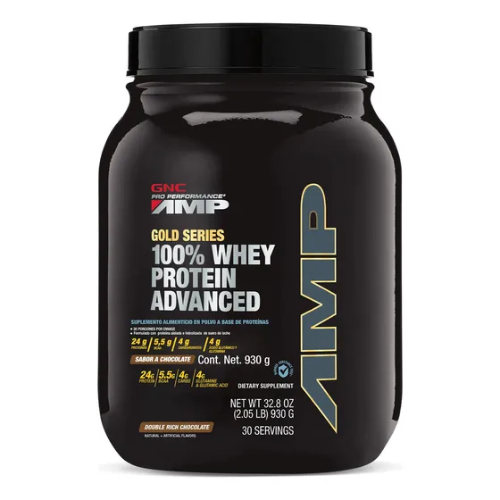 Gold 100% Whey Advanced Proteína De Suero De Leche 930 Gr Sabor Chocolate