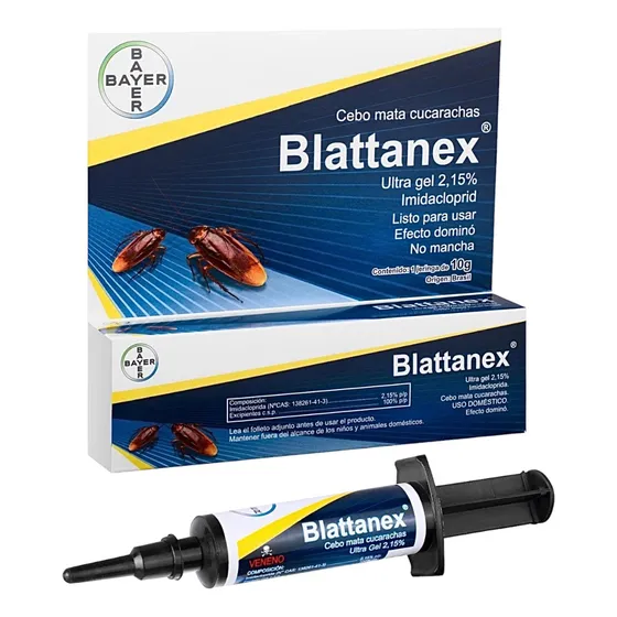Gel Blattanex Para El Control De Baratas Y Cucarachas