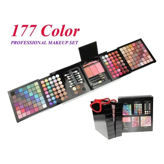 Estuche, Set De Maquilla Kit De Maquillaje,paleta De Sombras