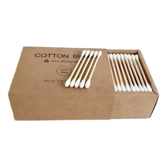 Copitos Algodón Bambú Biodegradable - Unidad a $37